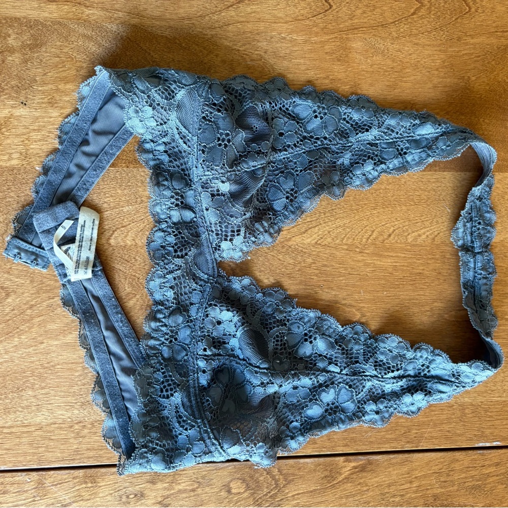 Free people Lace Bralette in grey